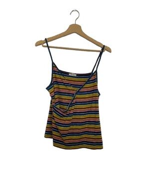 Madewell Navy-Trim Multicolor Striped Camisole Size XL